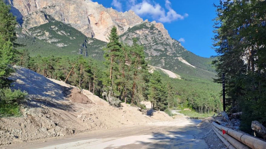 Frana in Cadore: ipotesi di riapertura Alemagna dopo martedì