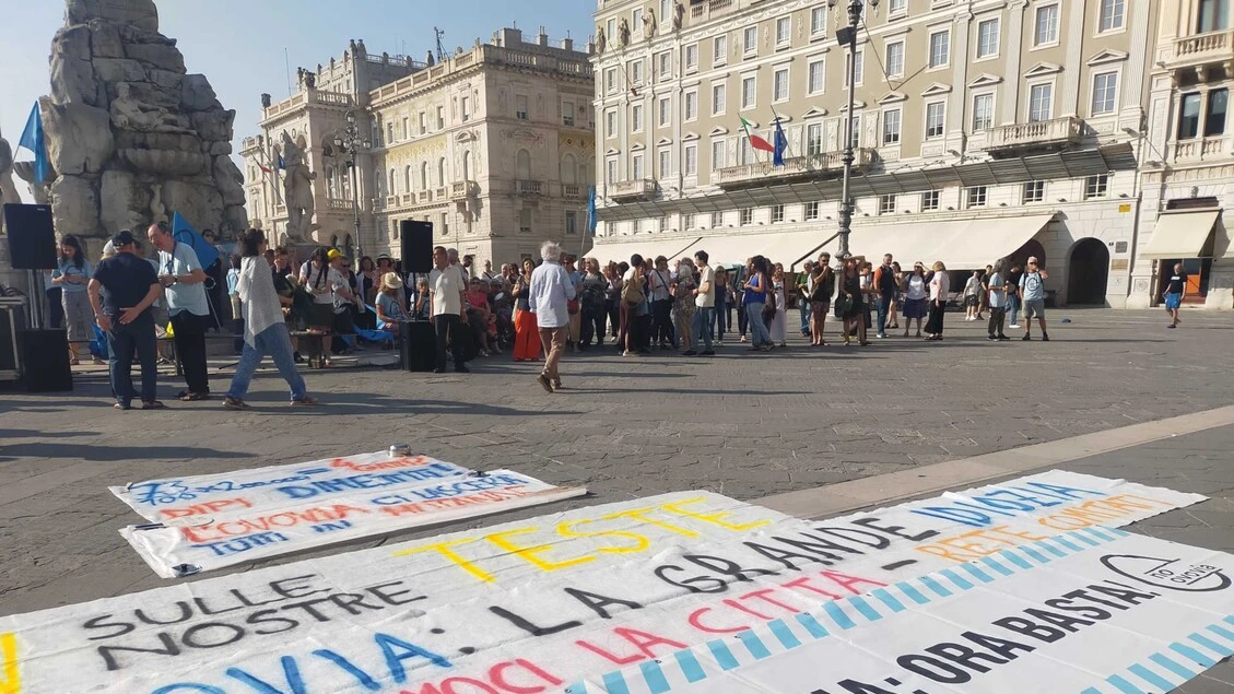 Il Comitato No Ovovia Trieste scende di nuovo in piazza