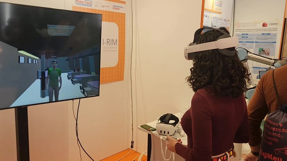 La realtà virtuale aiuta a individuare le distanze ideali fra gli individui (fonte: Leonardo De Cosmo)