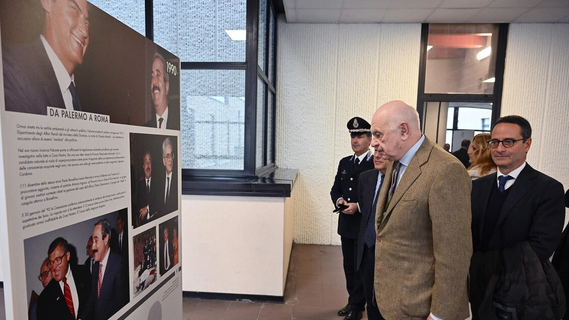 Mostra dell'ANSA su Falcone e Borsellino al tribunale di Enna