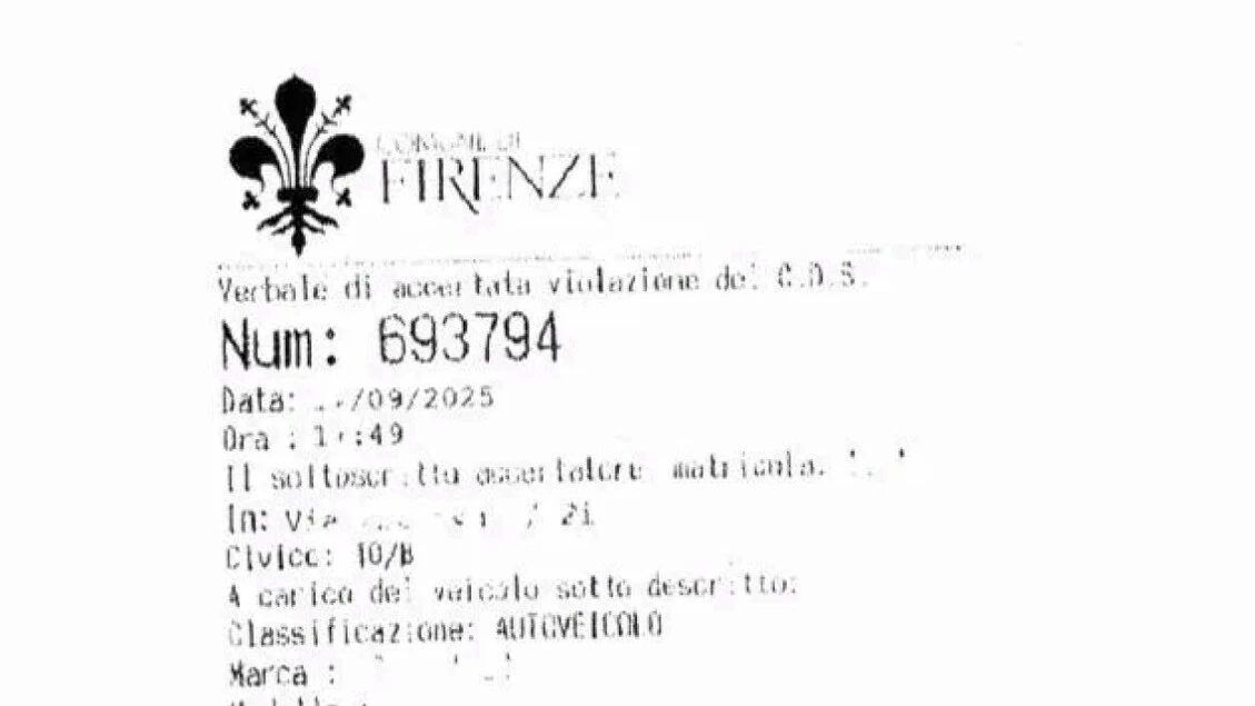 Truffe, a Firenze falsi verbali multe su auto in sosta