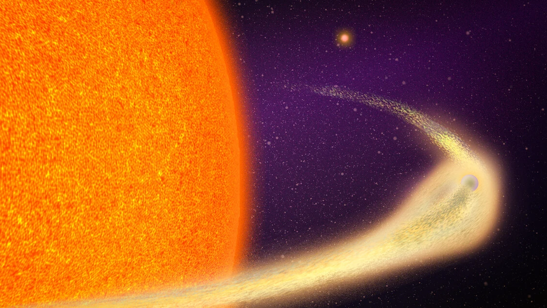 Scoperto un pianeta con la coda da cometa, si sta disintegrando