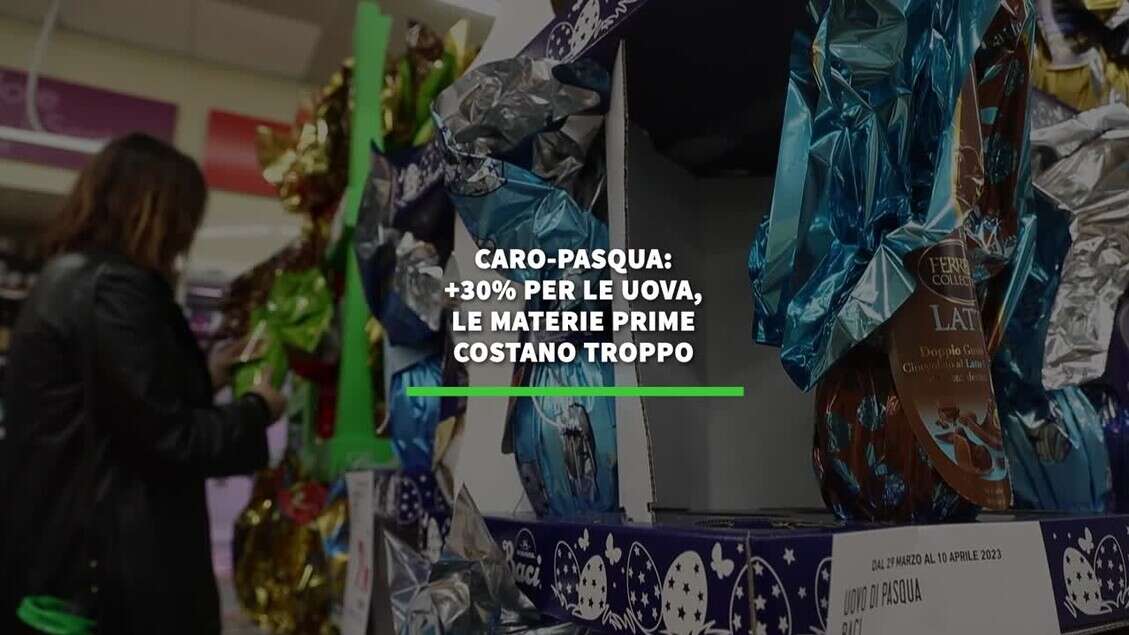 Caro-Pasqua: +30% per le uova, le materie prime costano troppo