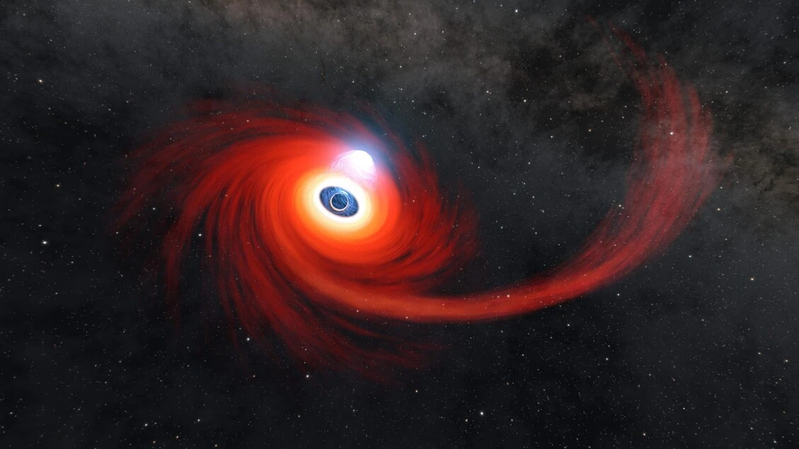 La stella che ha sfidato per due volte un buco nero
