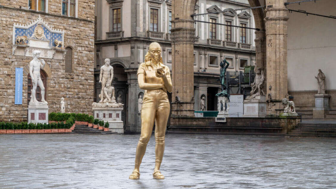 A Firenze Thomas J Price in mostra anche in piazza Signoria