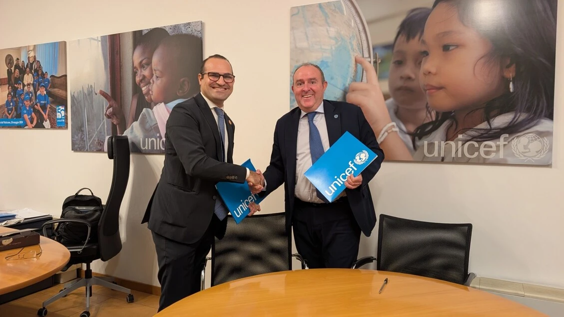Firmato protocollo tra Unicef e Associazione I sud del Mondo