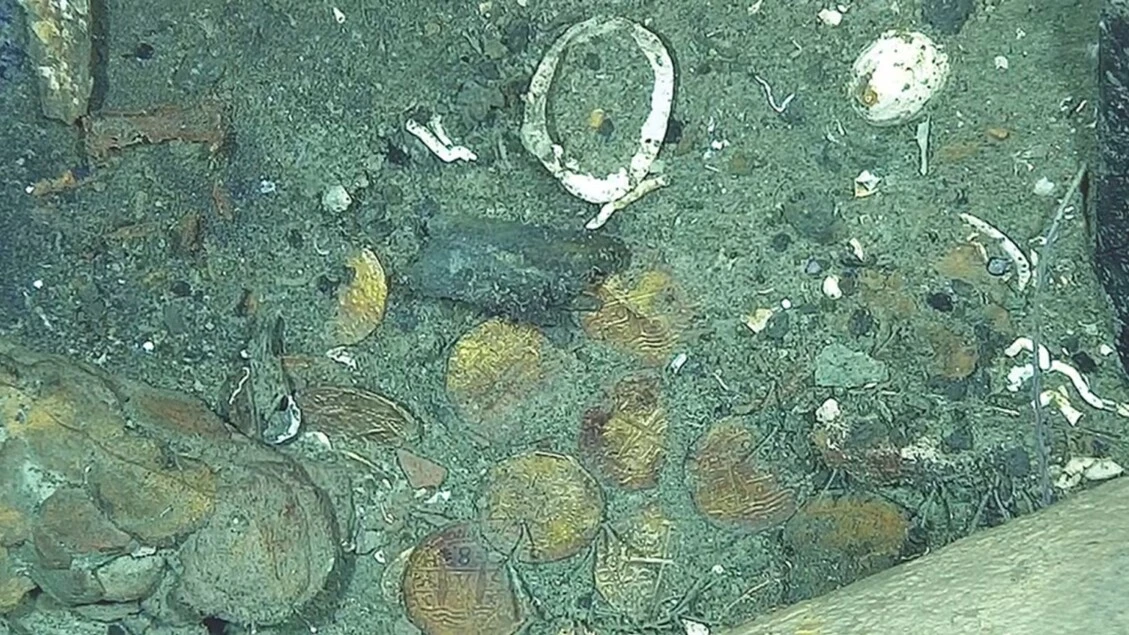 Nuove immagini rivelano i tesori a bordo del galeone San José
