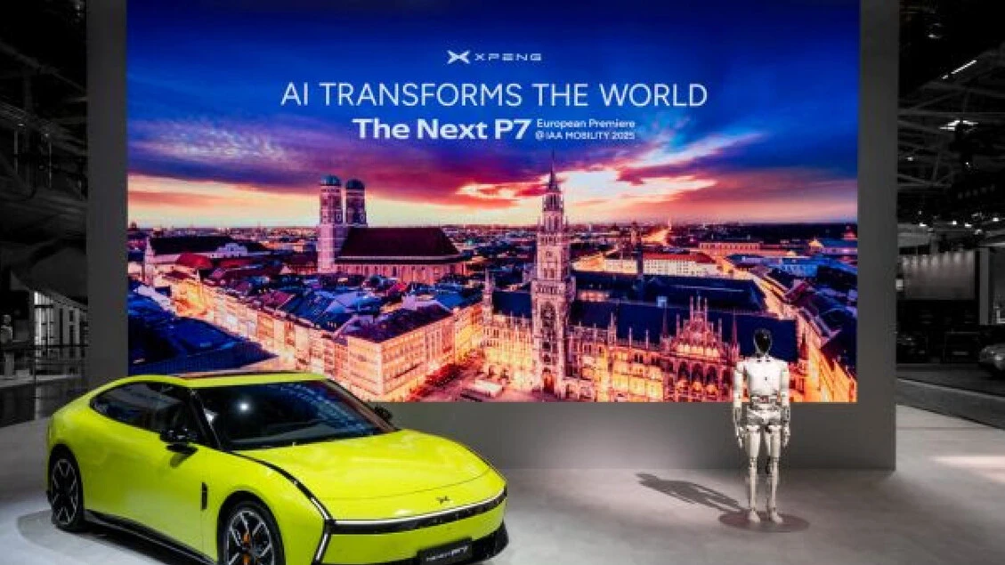 Xpeng svela in Europa la Next P7 all'IAA Mobility 2025