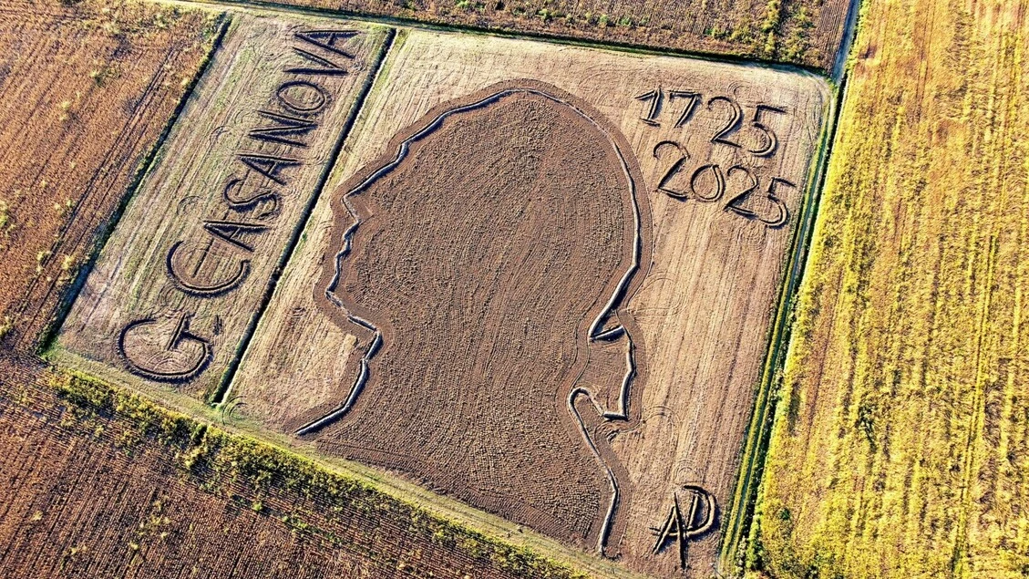 Giacomo Casanova diventa una performance di Land Art