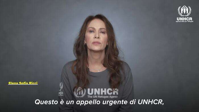 Campagna Unhcr, l'appello di Elena Sofia Ricci per i rifugiati