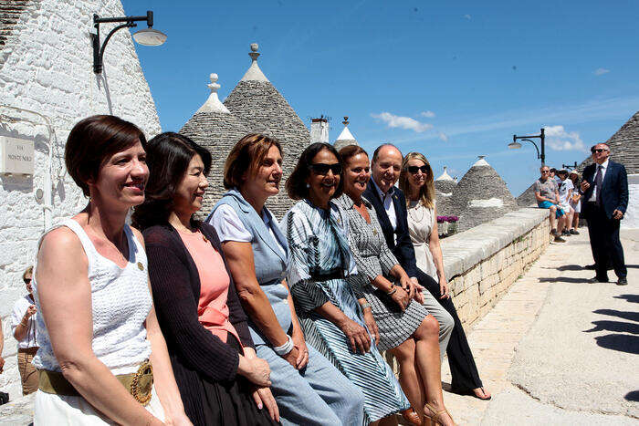 >ANSA-FOCUS/Le first lady alla scoperta dei trulli e del barocco