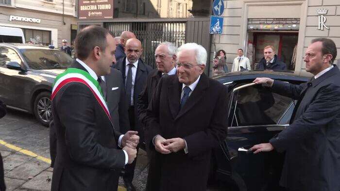 Mattarella a Torino, la visita alla Fondazione Einaudi