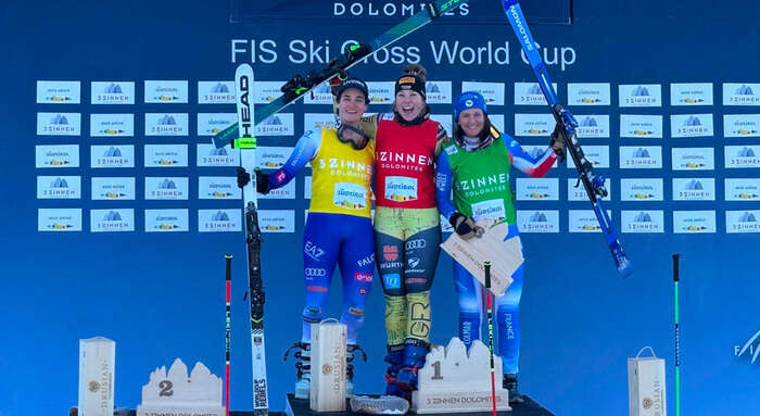 Ski cross: doppio podio azzurro a San Candido nel freestyle