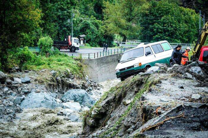 Nubifragi in Piemonte, rii esondati e un torrente al limite