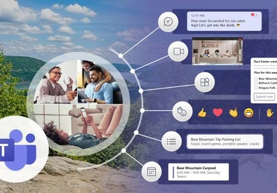 Microsoft Teams, nuovi sfondi e chat via sms