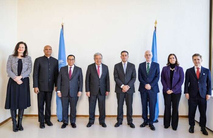 Incontro degli ambasciatori del P6+2 con segretario Generale Onu