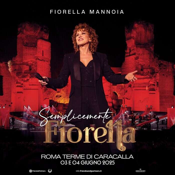 Fiorella Mannoia, due serate alle Terme di Caracalla a giugno