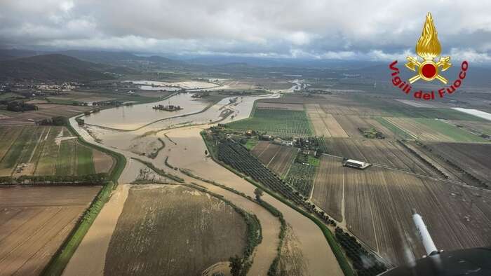 Coldiretti,nel Livornese duemila ettari coltivati sott'acqua