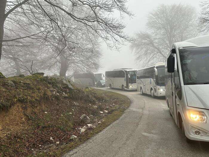 'Effetto Roccaraso', boom di bus e turisti a Campitello Matese