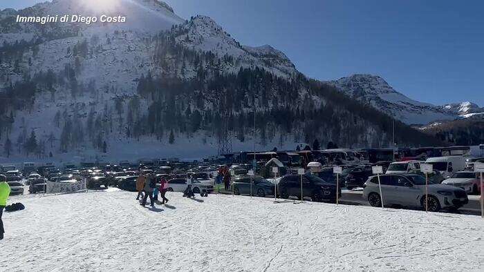 Trentino, sold out sulle piste da sci di Passo San Pellegrino