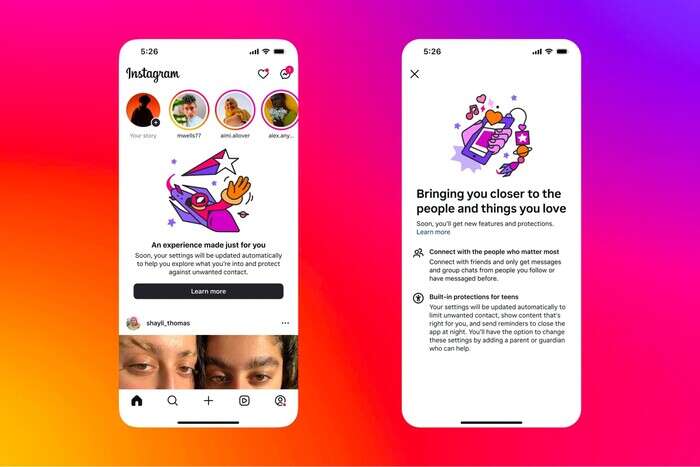 Instagram, in Italia gli account per teenager con limiti automatici