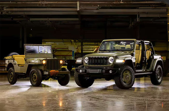 Jeep Wrangler 4xe Willys '41 celebra l'antenata in divisa