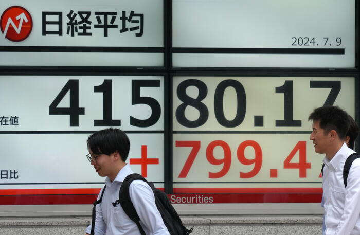 Borsa: Asia debole, Tokyo -1,1%, si rafforza lo yen