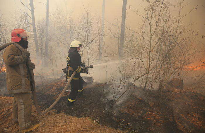 Incendio in zona esclusione Chernobyl, in fiamme 2.600 ettari