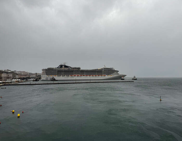 Bora a Trieste, sospesa la partenza di una nave passeggeri