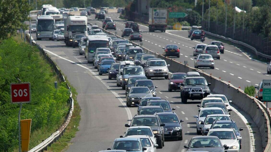 Maltempo, lunga coda nel tratto fiorentino dell'A1