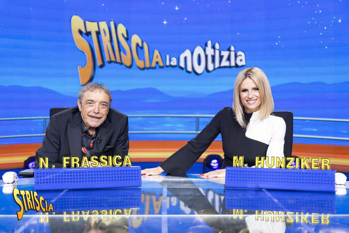 Scheri, Striscia la notizia gioiello in access di Canale 5