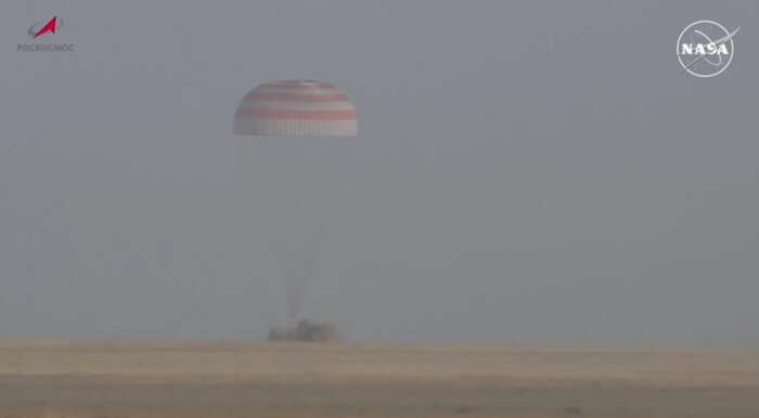 Atterrata la Soyuz con un'americana e due russi da record