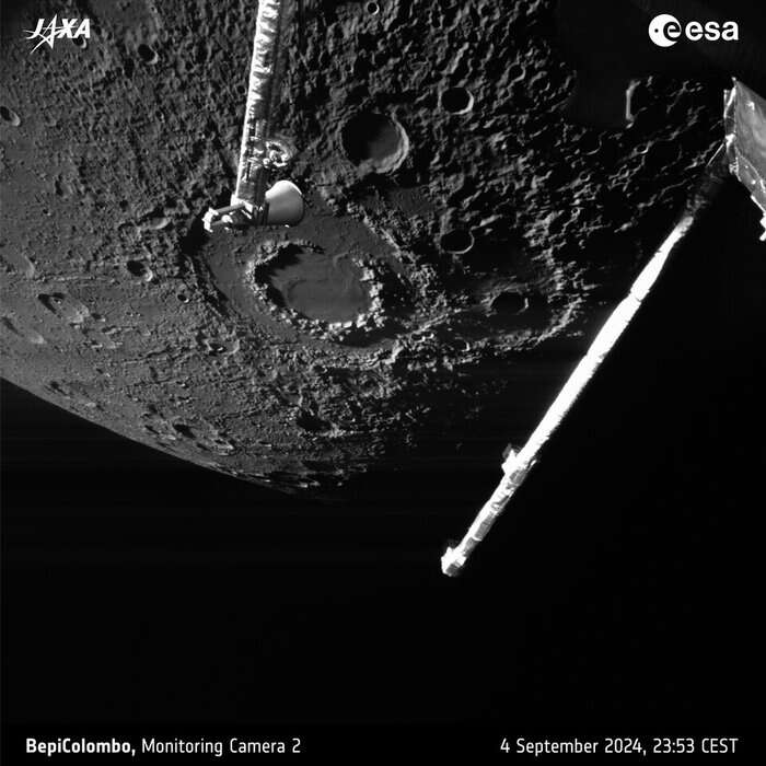 Quarto incontro ravvicinato di BepiColombo a Mercurio VIDEO