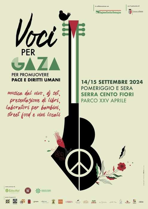 Voci per Gaza a Rimini, raccolta fondi tra musica e libri