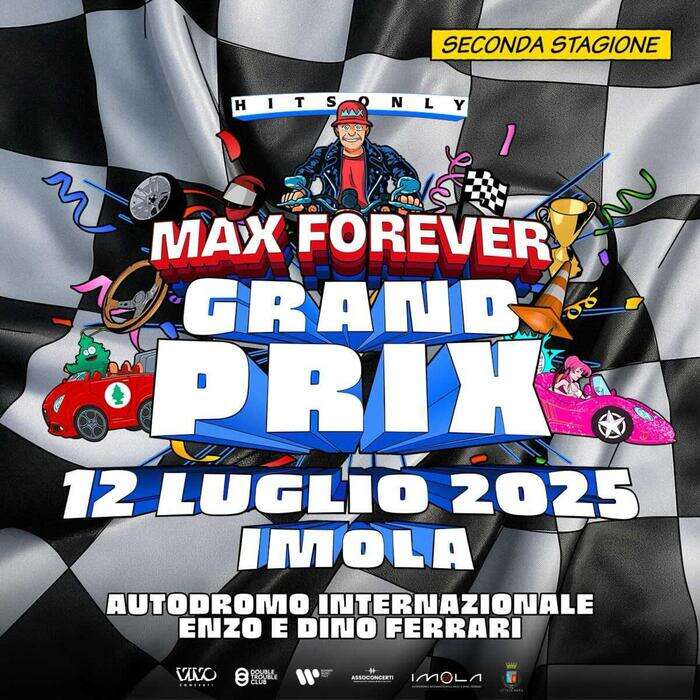 Max Pezzali, Max Forever Grand Prix il 12 luglio 2025 a Imola