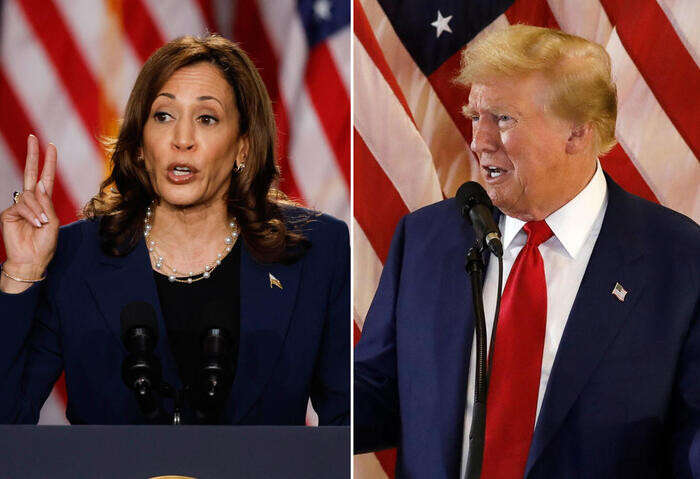 Sondaggio Cnn, Harris avanti col 50% contro il 47% di Trump