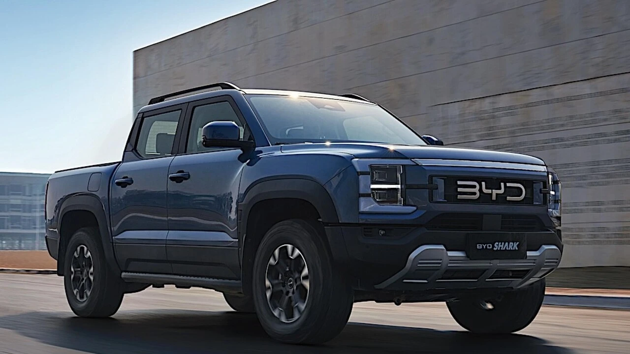 Passerella a Goodwood per pick-up super hybrid Byd Shark