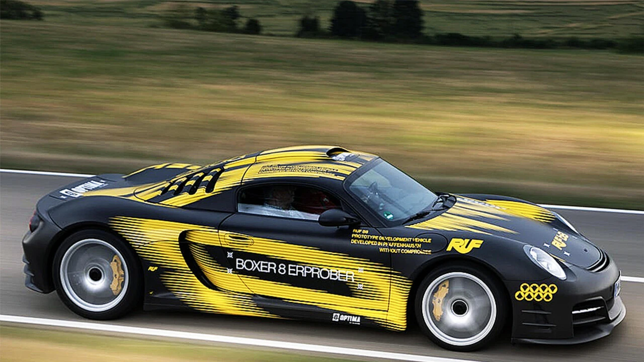 Specialista Ruf va oltre e monta nella sua CTR3 un 8 cilindri boxer da 1000 Cv