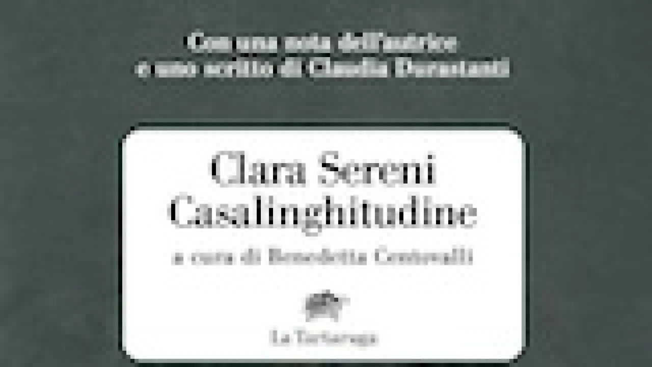 Torna Casalinghitudine di Clara Sereni