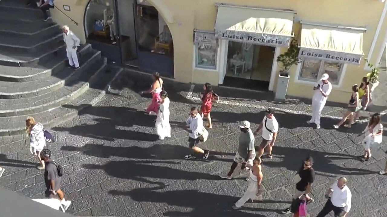 Michael Jordan in vacanza a Capri con la moglie Yvette