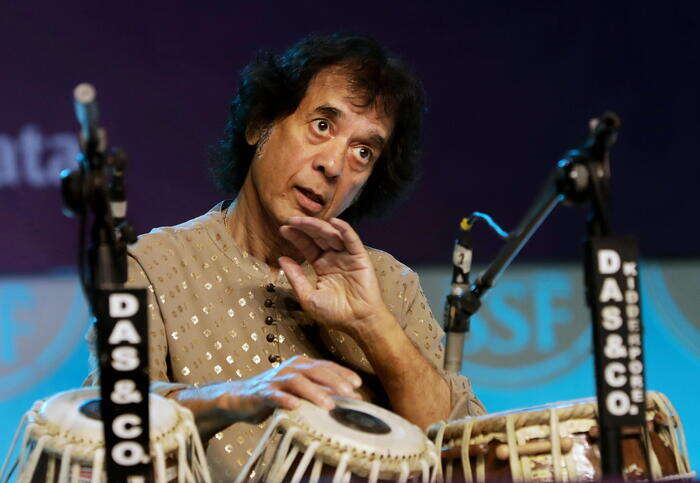 Morto 'Ustad' Zakir Hussain, leggenda indiana della tabla