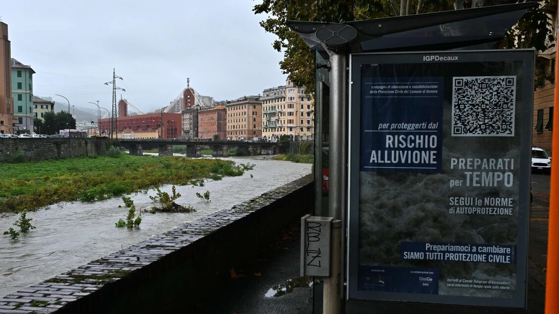 Maltempo Liguria, forti piogge ma torrenti sotto soglia guardia