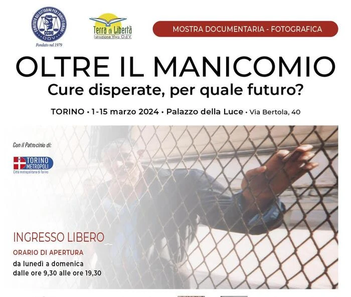 La storia 'Oltre il manicomio' a Torino dal 1 al 15 marzo