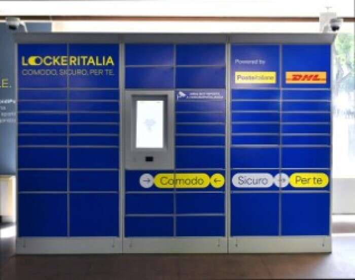 Poste, a Roma i primi locker della j.v con Dhl eCommerce