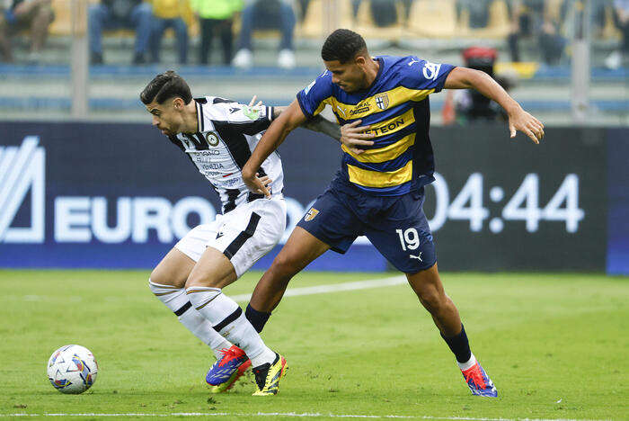 Serie A: n campo Parma-Udinese 2-2 gol di Delprato, Bonny, Lucca e Thauvin LIVE