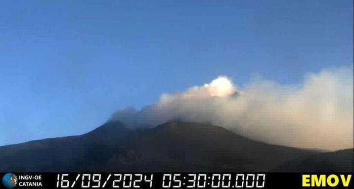 Etna: Ingv, continua degassamento alla Voragine e al Sud-Est