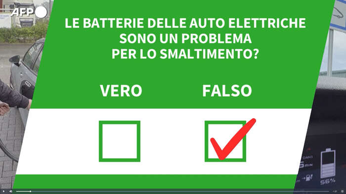 Ansa VERIFIED - Le batterie delle auto elettriche sono un problema per lo smaltimento?