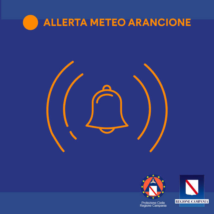 Da mezzanotte in Campania l'allerta diventa arancione