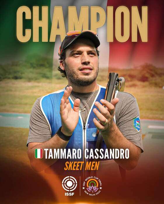 Tiro a volo: Cassandro vince la Coppa del mondo di Skeet