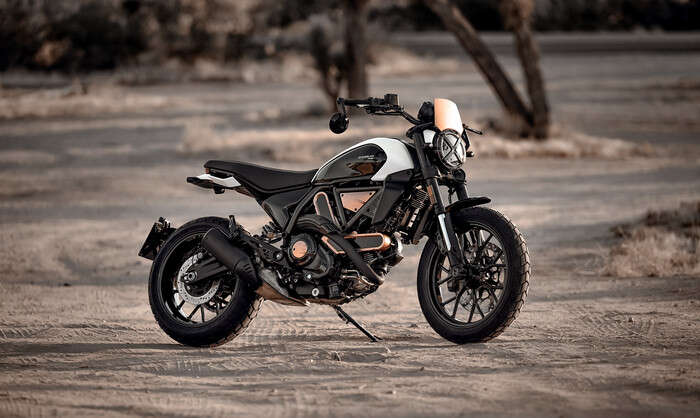 Scrambler Ducati è anche 10° Anniversario Rizoma Edition